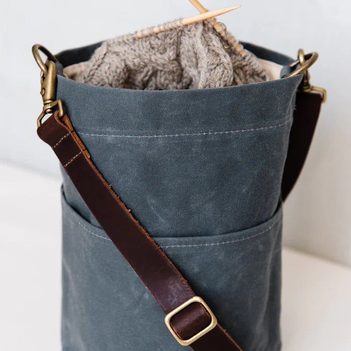 Twig & Horn Canvas Bucket Bag - The Sated SheepBagsQuince & Co.