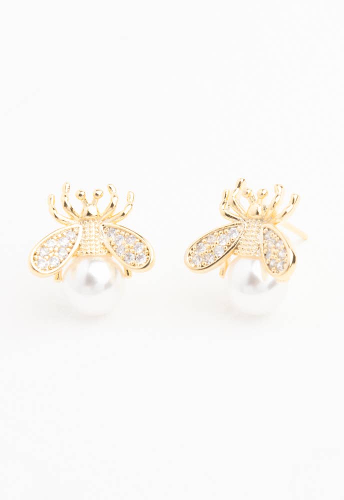 Starfish Project, Inc - Queen Bee Pearl Earrings