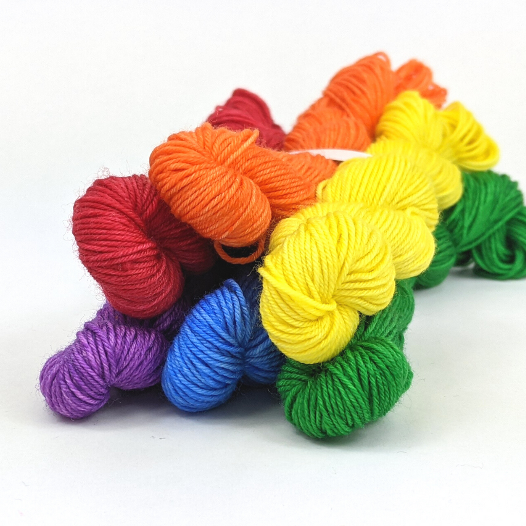 Trampoline Half Skein Mini's 50grams  Assorted Colors